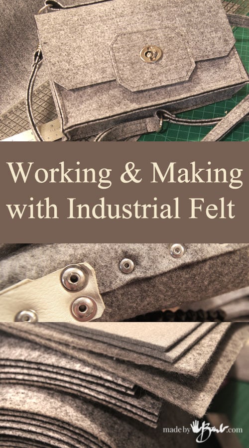 Working and making with Industrial Felt - Made by Barb - easy