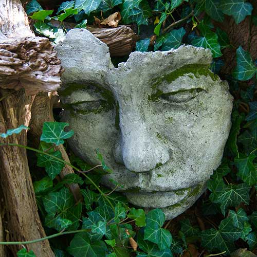 Diy Concrete Face Garden Sculpture Mold