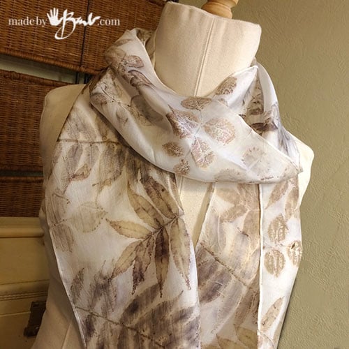 Eco shop print scarf