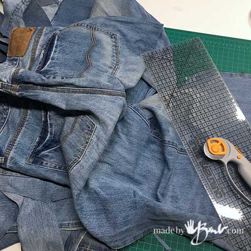 what is denim made up of