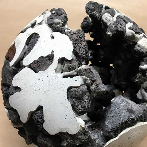 DIY Rock and Concrete Orbs