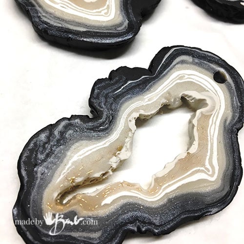 Sculpey III - How to Make Clay Agate Geodes