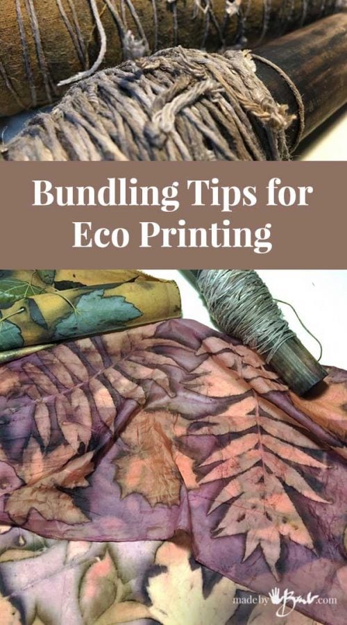 feature image of eco print unrolling