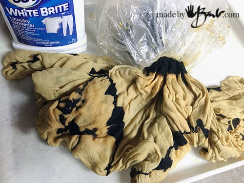 How to Use Out White Brite to Reverse Tie Dye 