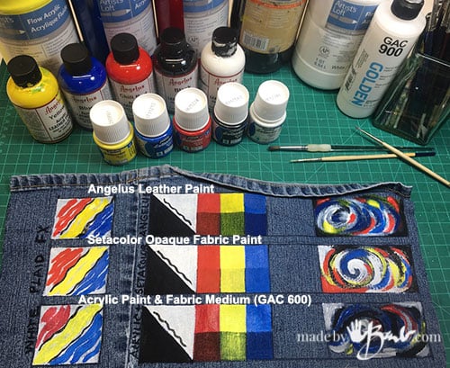 Can i paint my jeans with acrylic paint hotsell