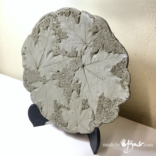 plate on pedestal