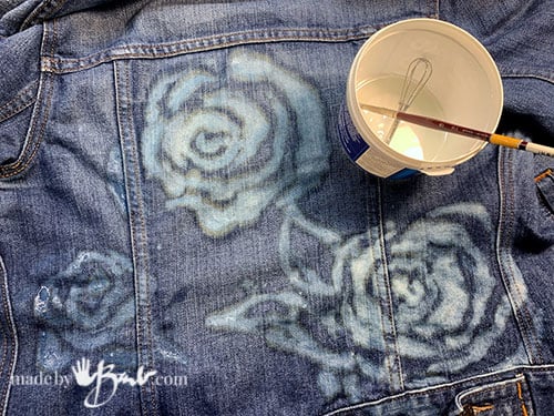 Bleaching online dark denim
