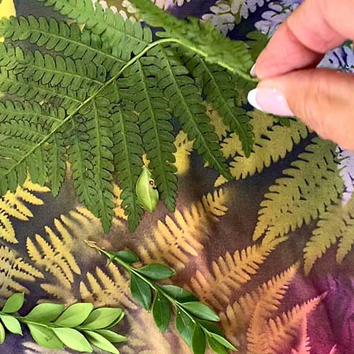 Magical Summer SunPrinting on Fabric