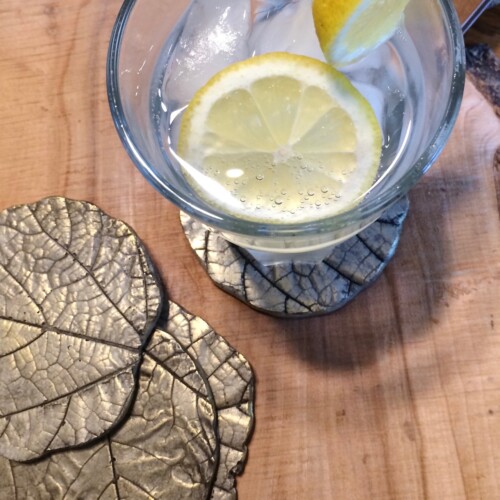 Faux Fossil Forest Coasters - 20