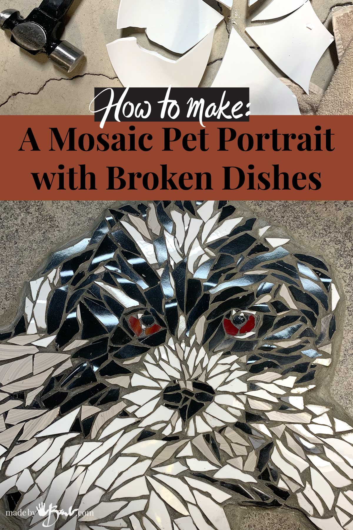 BROKEN CHINA MOSAIC HOW TO: HOW TO GROUT YOUR MOSAIC SURFACE