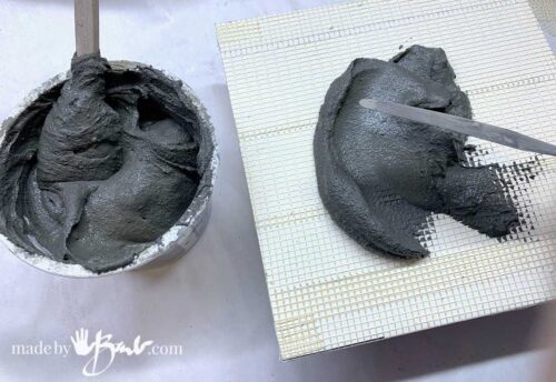 How to make Substrates for Mosaics - Made By Barb - easy cheap