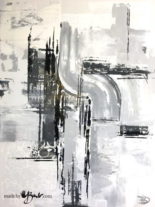 How to Create easy Abstract Modern Art - Made By Barb - simple