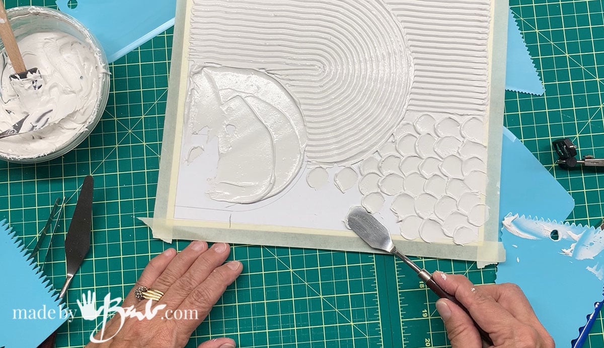 How to Make DIY Textured Art - The Home Depot