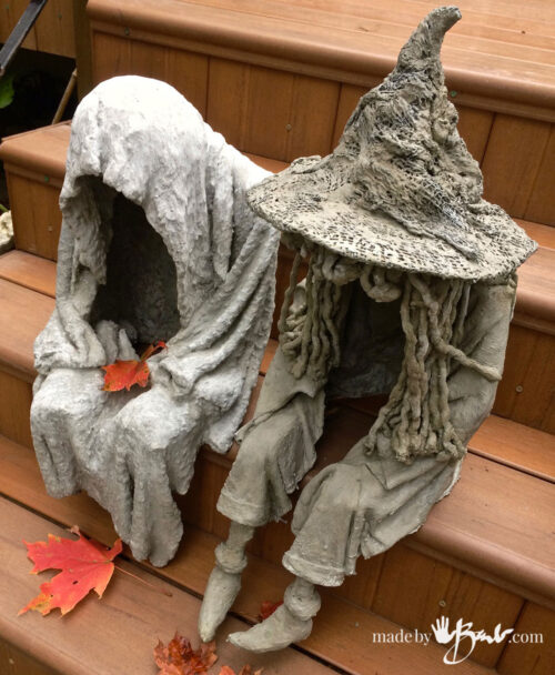 How to make Everlasting Outdoor Halloween Decor - Made By Barb