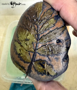 How to Make Cyanotype Prints on Rocks & Stones - Made By Barb