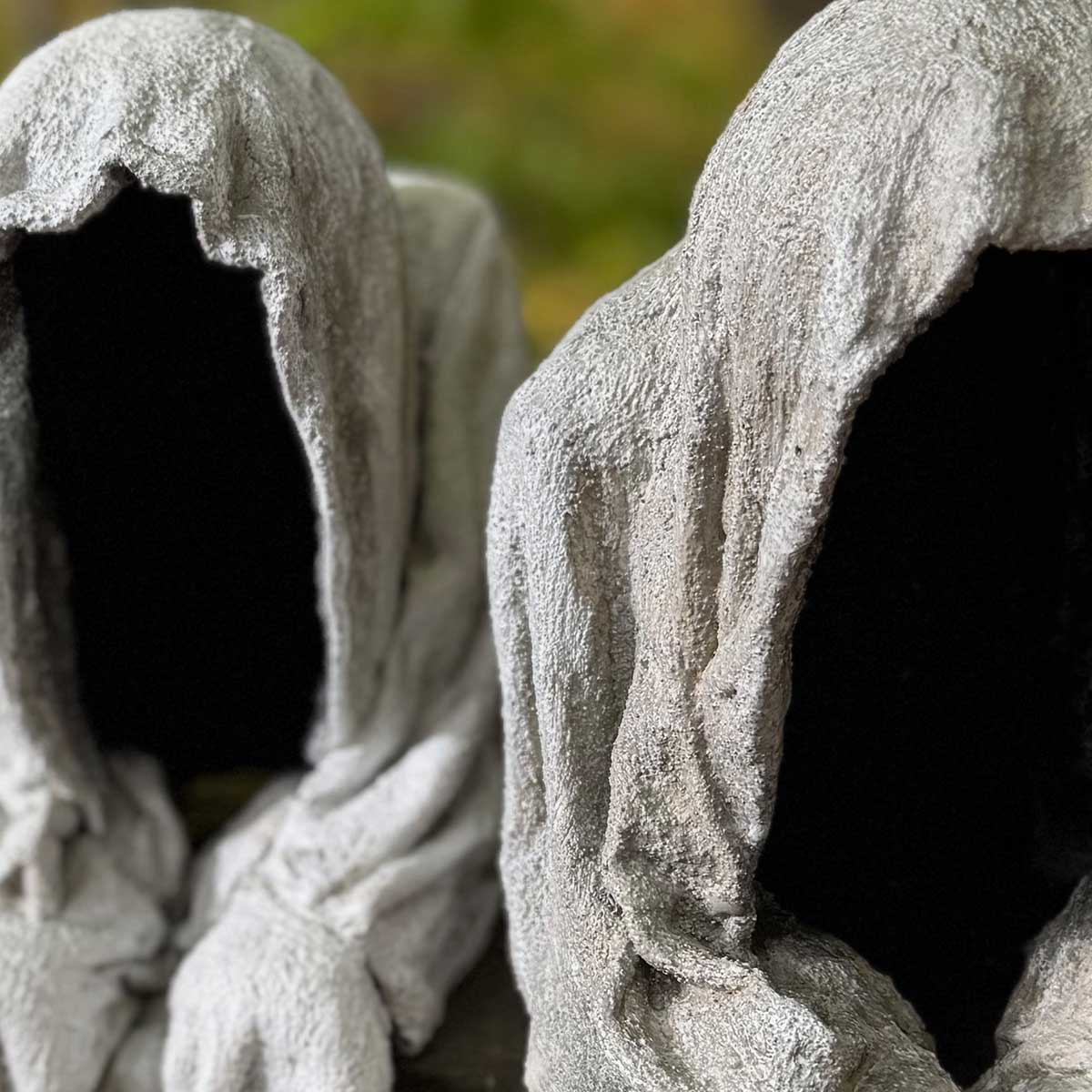 How to Make Mini Draped Concrete Spooks